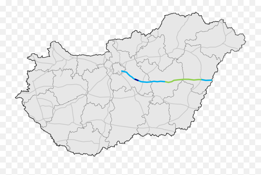 M4 Autópálya Hungary - Hungary Highways Png,M4 Png