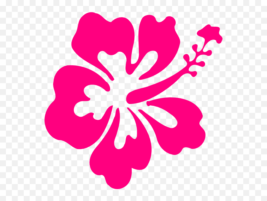 Hibiscus Clip Art - Hibiscus Clipart Png,Hawaiian Flowers Png