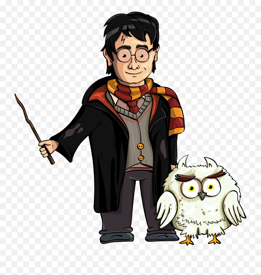 Harry Potter Fan Art The Wizard - Free Vector Graphic On Pixabay Harry Potter Broom Sex Toy Png,Harry Potter Glasses Transparent