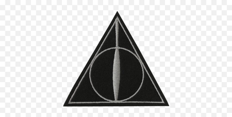 Deathly Hallows Embroidered Patch - Deathly Hallows Symbol Poster Png,Deathly Hallows Png