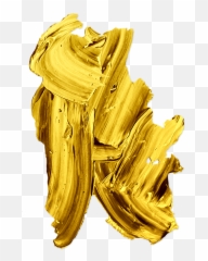 Golden Paint Isolated Abstract Textures 2020 - Transparent Background png
