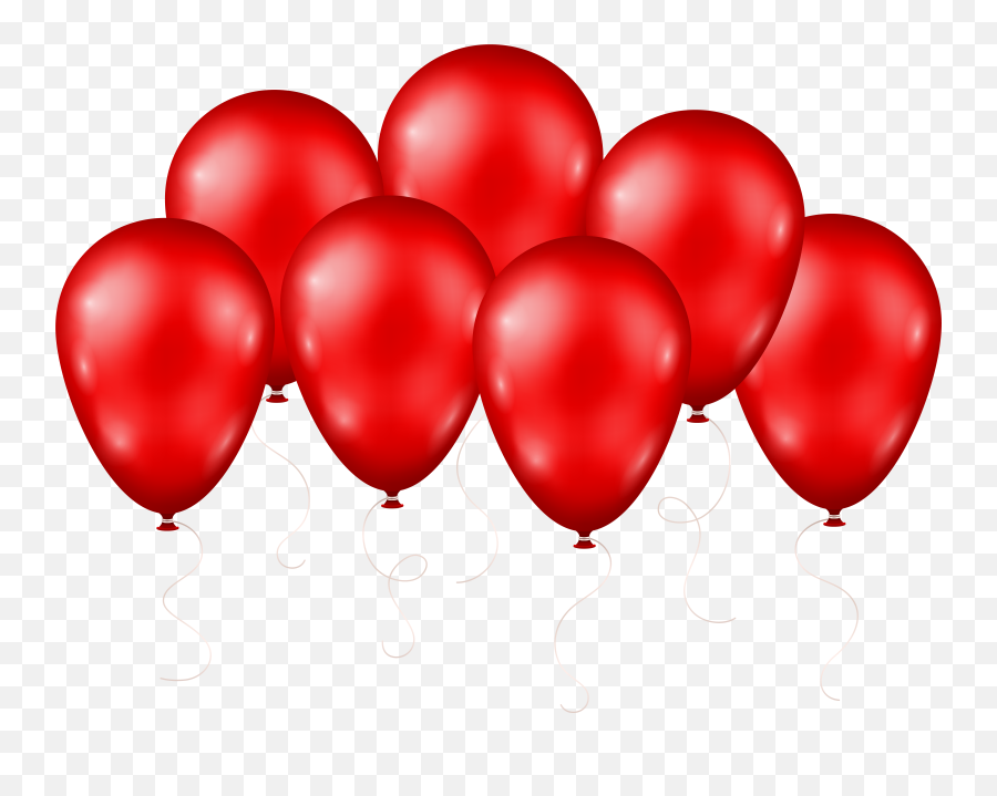 Balloons Red Transparent Png Clip Art