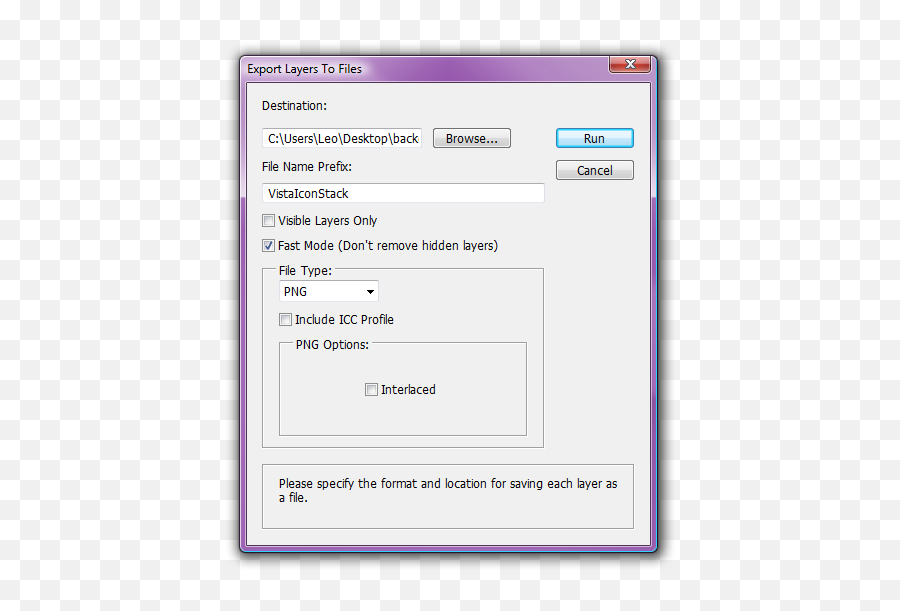 Export Layers To Files - Windows Hash Png,Png Files For Photoshop