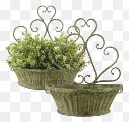 Am Green Wall Planters S Set2 - Esschert Design Esschert Wall Planters Png,Green Wall Png