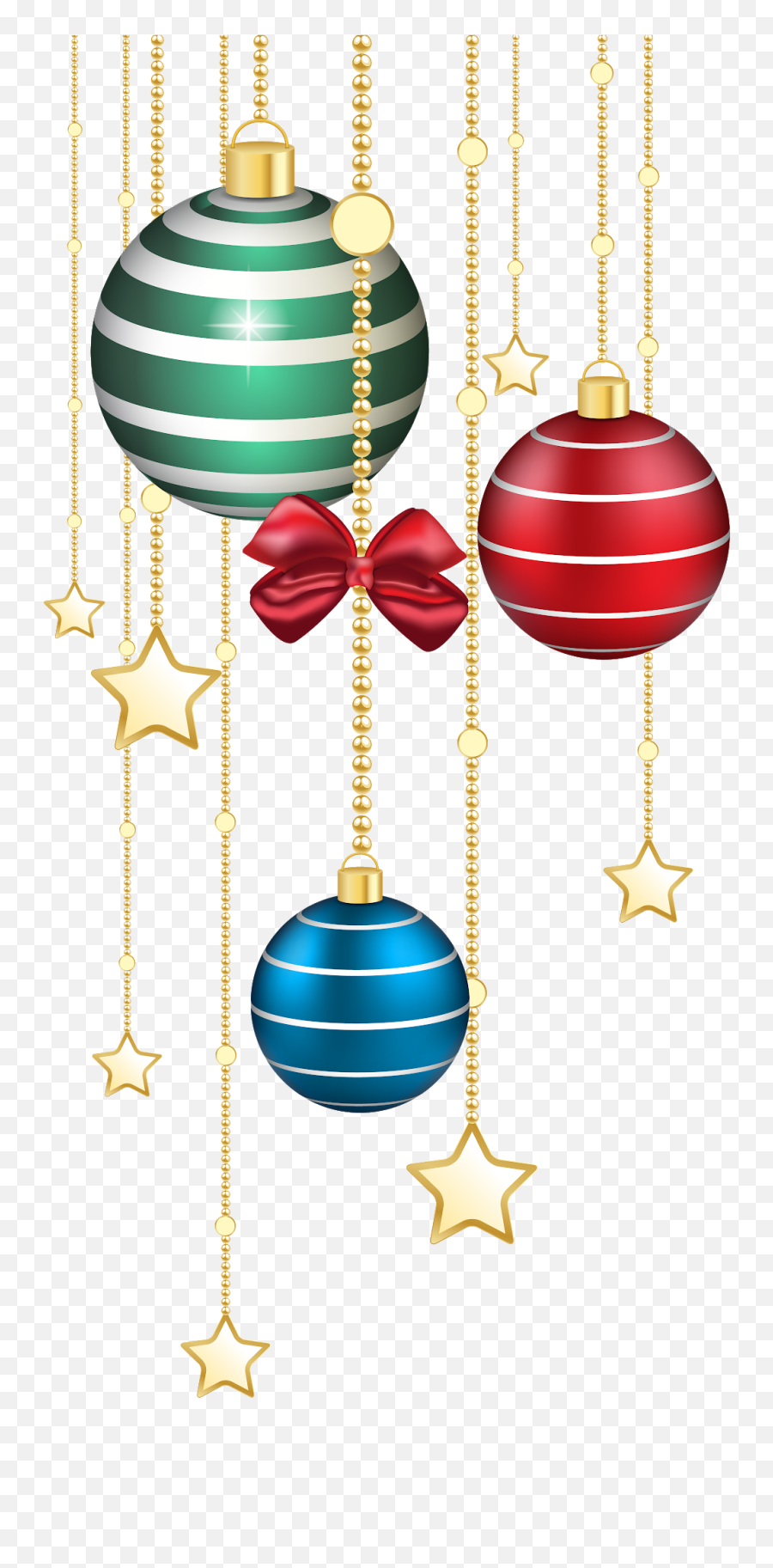 Christmas Clipart Balls - Transparent Background Christmas Decorations Png,Christmas Backgrounds Png