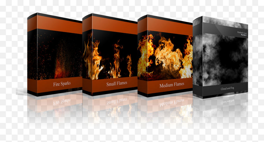 Flame And Smoke Collection - Box Png,Fire Sparks Png