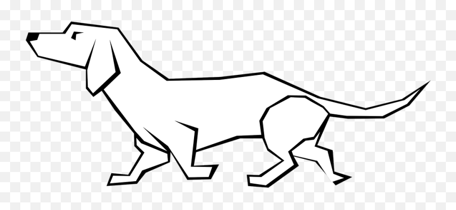 Dog Animal Dachshund - Simple Dog Clip Art Png,Dachshund Png
