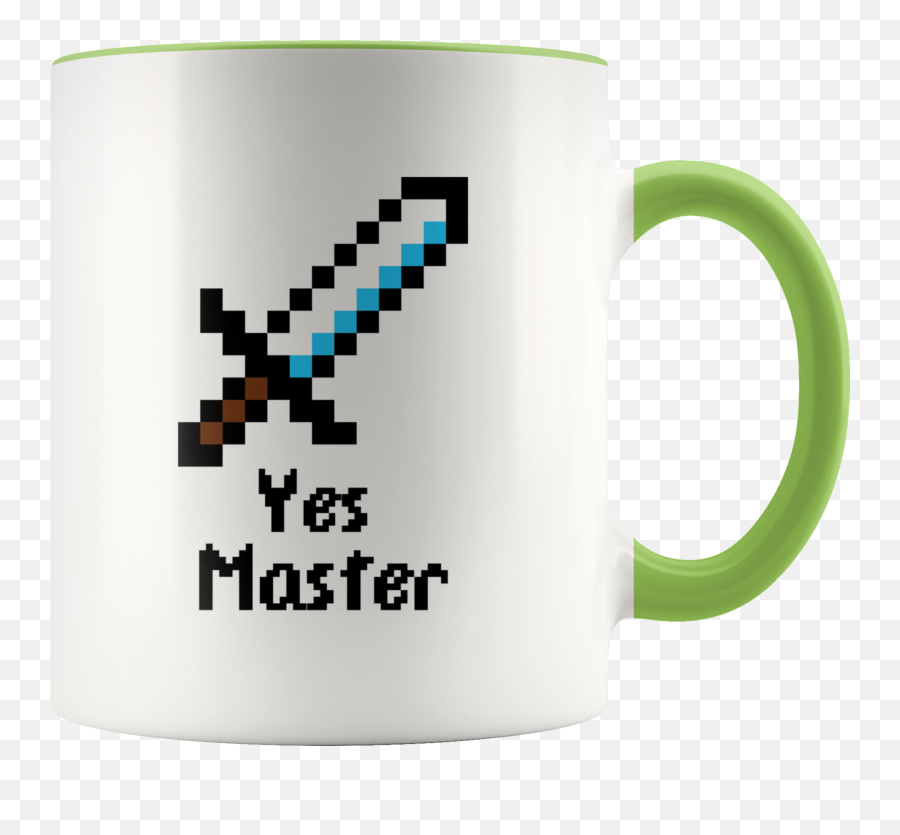 Master Sword 11oz Colorful Coffee Mug - Minecraft Diamond Sword Drawing Png,Master Sword Png