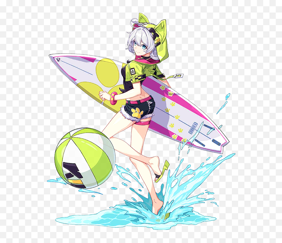 Summer Surf - Official Honkai Impact 3 Wiki All Character Honkai Impact Png,Surfer Png
