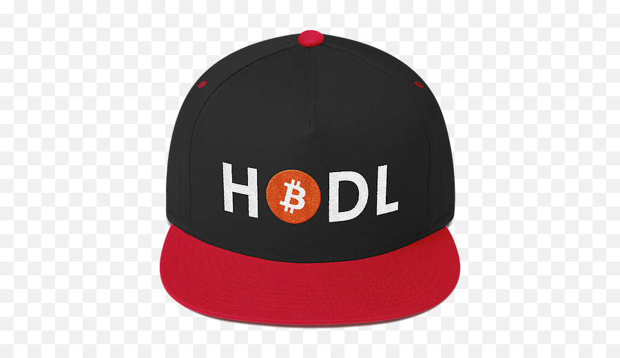 Bitcoin Logo Hodl Five - Panel Flat Bill Cap Many Colors Available Hat Png,Bitcoin Logo