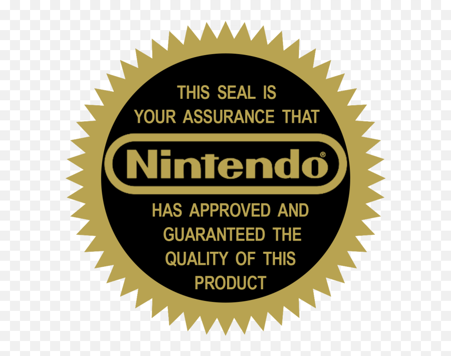Complete Original Nintendo Nes Label - Nintendo Seal Of Quality Png,Nintendo Seal Of Quality Png