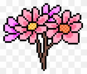 Flowers Pixel Art Clipart - Victoria png