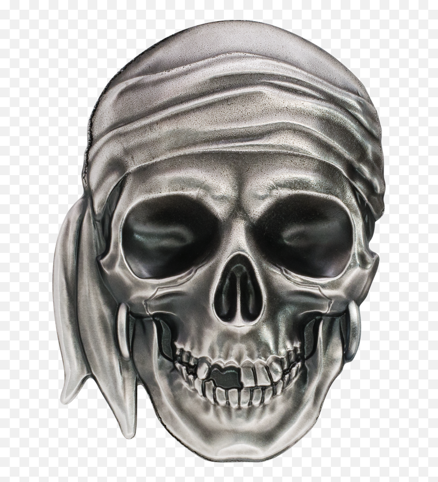 Pirate Skull Png Transparent - Silver Skull Coins,Pirate Skull Png