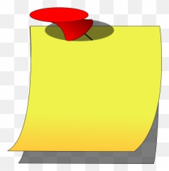 Remember Clipart Png Picture - Post It Clip Art Transparent,Remember Png