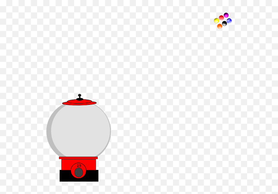 Empty Gumball Machine Clip Art - Vector Clip Empty Gumball Machine Clipart Png,Empty Png