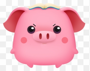 Pig Snout Pink M - Pig Png,Porky Pig Png
