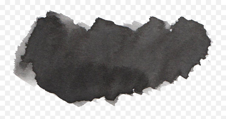 42 Black Watercolor Brush Stroke - Rock Png,Black Paint Stroke Png