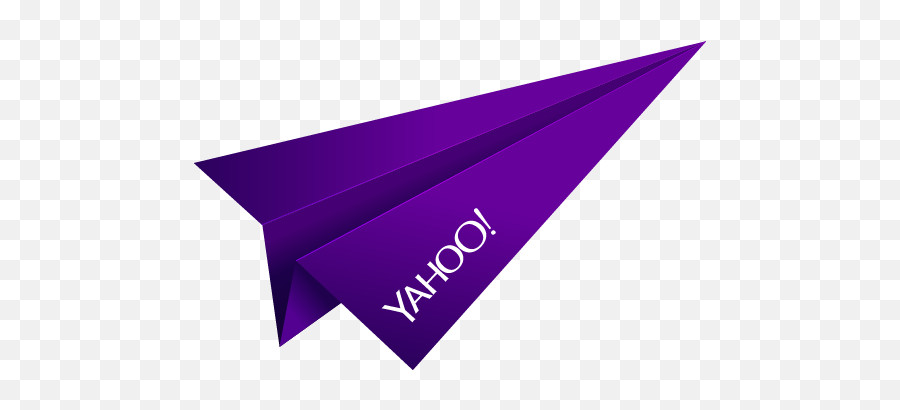 Yahoo Icon - Purple Paper Plane Icon Png,Yahoo Png