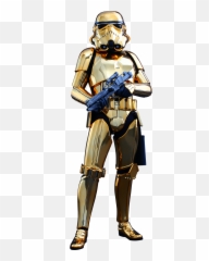 Star Wars Stormtrooper Png - Gold And Copper