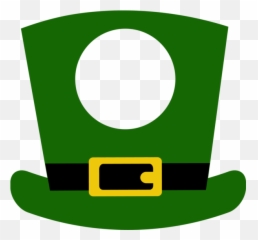 Leprechaun Hat Monogram 1 - Clip Art Png,Leprechaun Hat Transparent