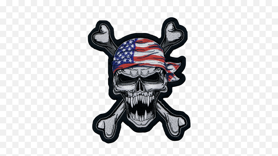 Patch Usa Skull Small Victory - Usa Skull Logo Png,Victory Motorcycle Logo