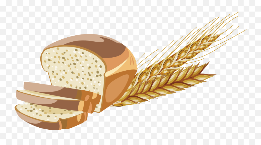 Grains Clipart Piece Wheat - Bread And Wheat Clipart Png,Grains Png