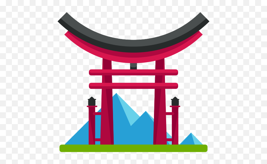 Torii Gate Png Icon - Japan Icon Flat Free,Gate Png