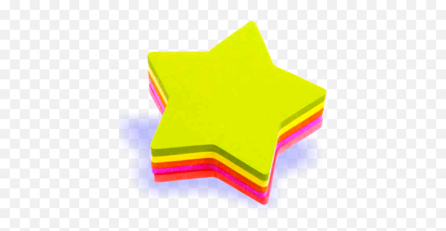 Png Sticky Note - Star Post It Notes,Star Shape Png