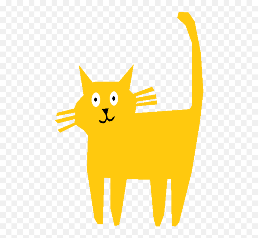 Carnivorankittenyellow Png Clipart - Royalty Free Svg Png Yellow Cat Clipart,Cheshire Cat Smile Png