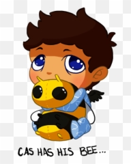 Dean Winchester Png - Supernatural Dean Winchester Sam Adorable Supernatural Drawings,Castiel Png