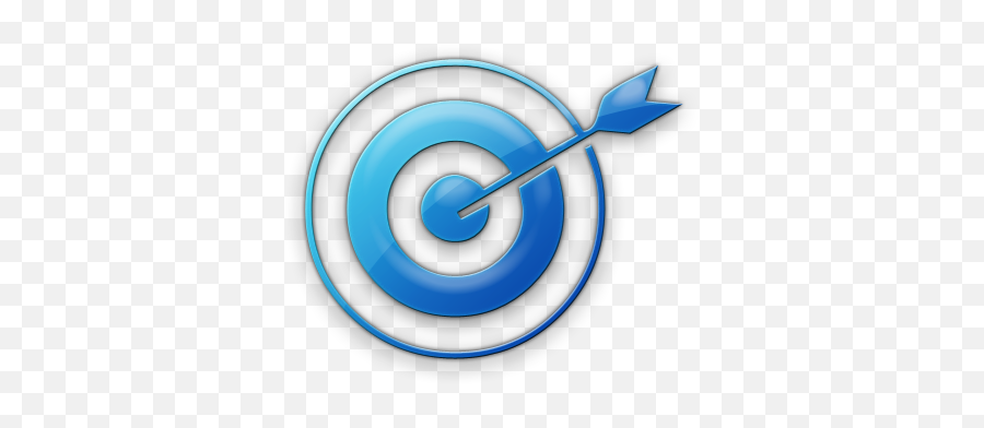 Bluee Target Icon - Blue Transparent Background Target Icon Png,Target Icon Png