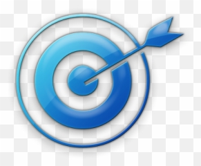 Bluee Target Icon - Transparent Background png