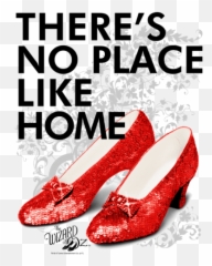 Wizard Of Oz Ruby Slippers Menu0027s Crewneck Sweatshirt - Sons There Is No Place Like Home Wizard Png,Ruby Slippers Png
