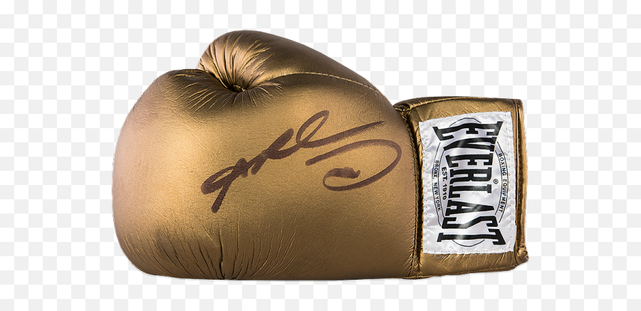 Sugar Ray Leonard Signed Gold Everlast - Boxing Png,Boxing Glove Png