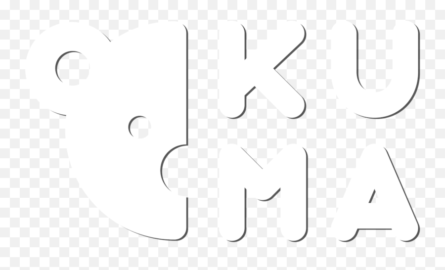 Kuma - Logo Whitedrop Shadowpng Artwork Arabic Dot,Drop Shadow Png