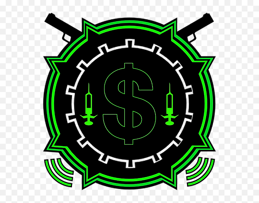 Gta Gtav Lobby Dark Crew Money Sticker - Gta Gang Logo Png,Gta Crew Logo