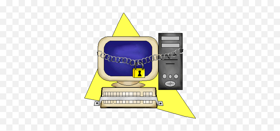 Computer Security Clipart - Locked Computer Clipart Png,Comcast Icon For Desktop