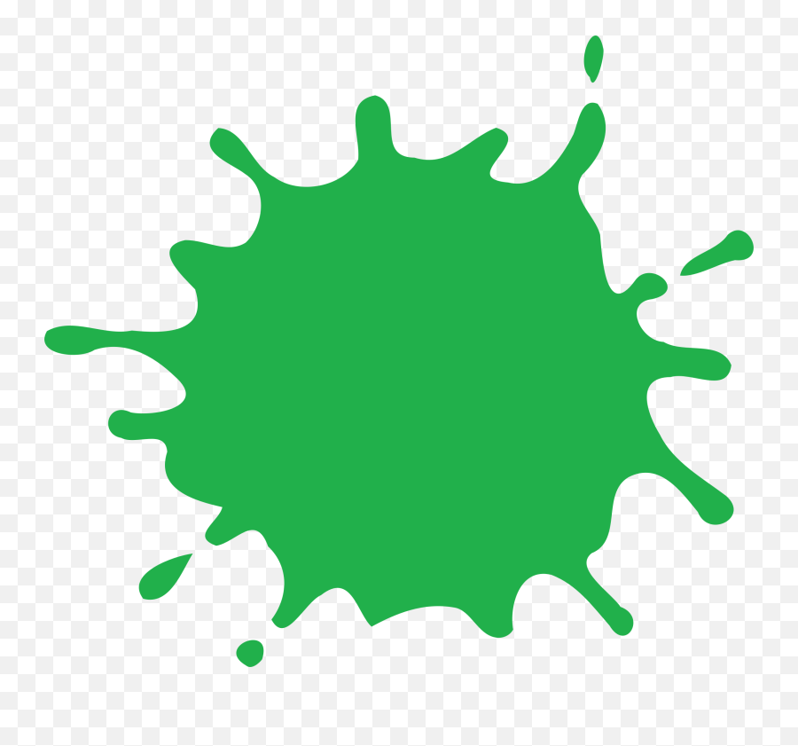 Green Paint Splat Png - Green Splat Png,Paint Splat Png