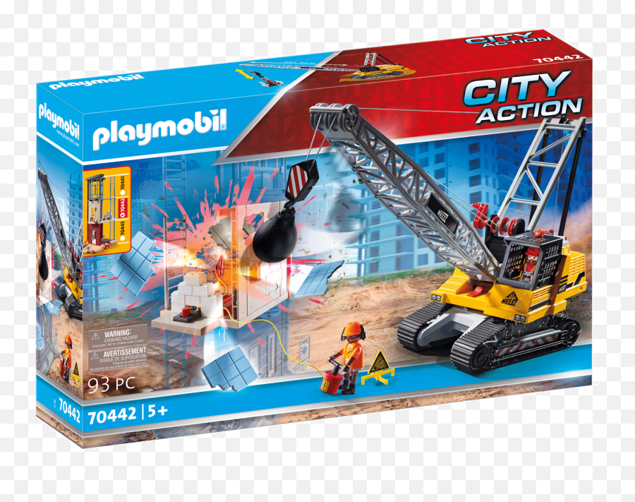 Cable Excavator With Building Section 70442 Playmobil Png Cnostruction Icon F - list