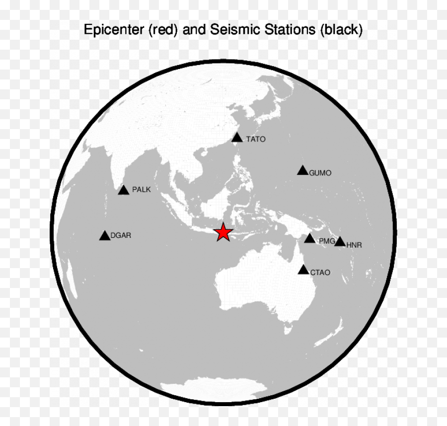 Real - Time Inversion Of Lombok M70 Earthquake Nasa Applied Bola Dunia Indonesia Vector Png,Seismic Icon