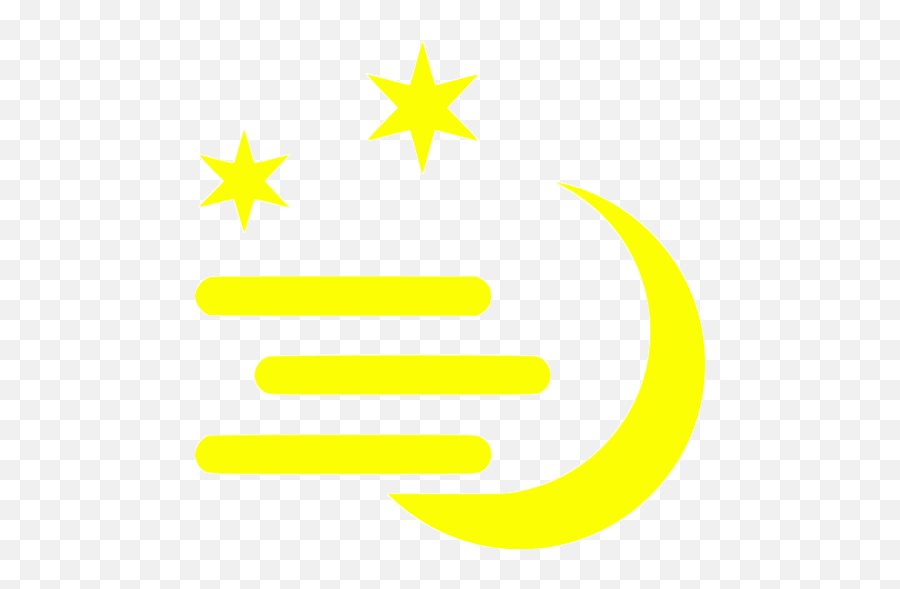 Yellow Fog Night Icon - Free Yellow Weather Icons Charing Cross Tube Station Png,Night Icon