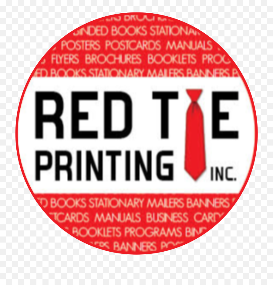 Red Tie Printing Alameda Ca Png