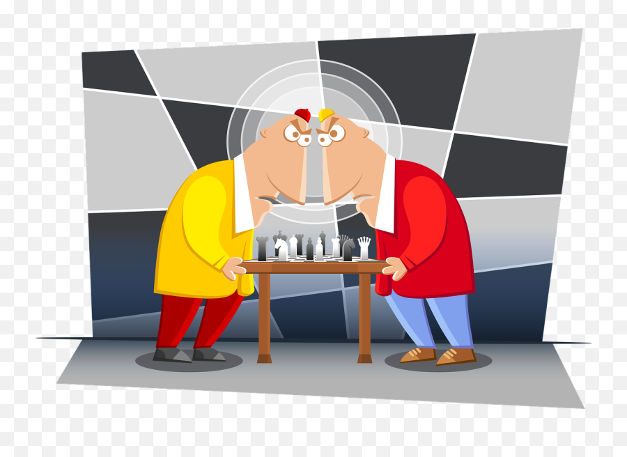 Chess Face Off Players - Free Vector Graphic On Pixabay Cisco Vs Fortinet Png,Ibm Mq Icon