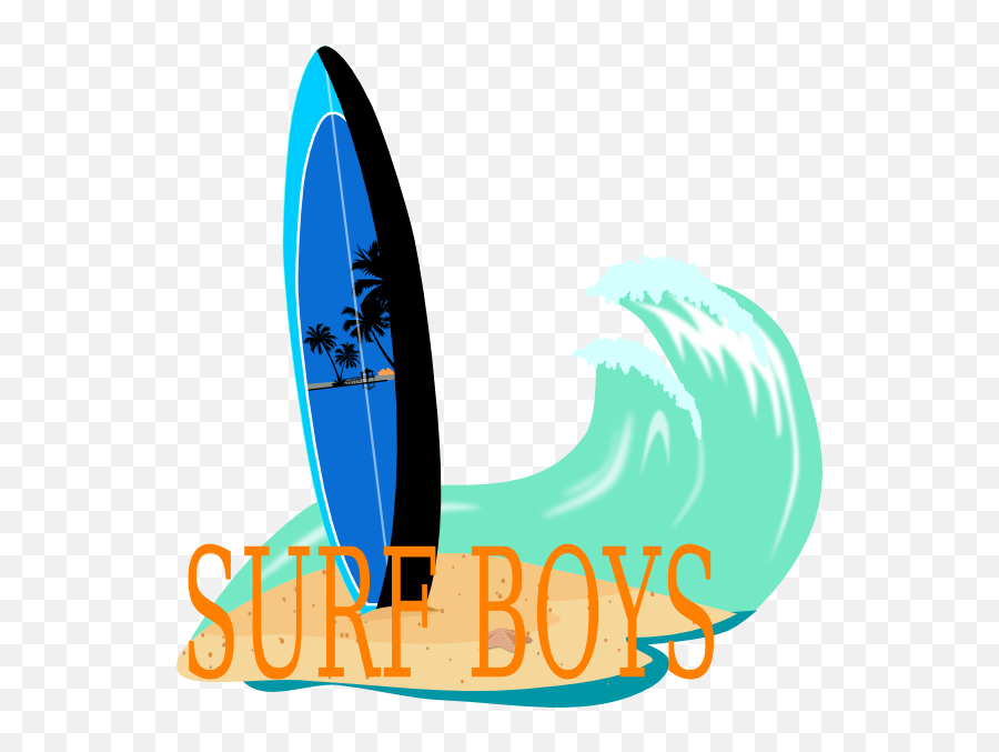 Surfboard - Surfboard And Waves Clipart Png,Surfboard Png