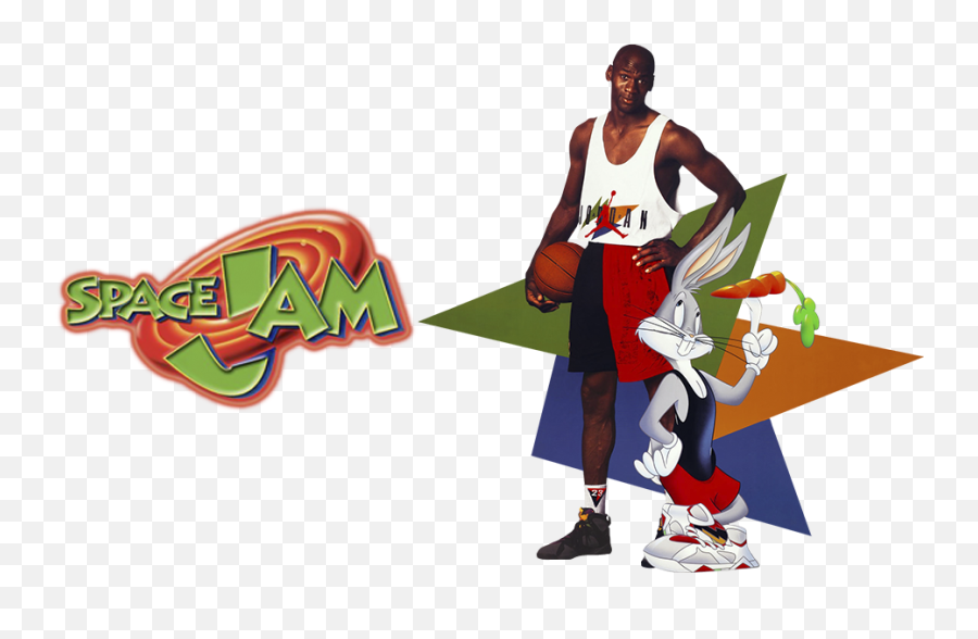 Space Jam Png 3 Image - Michael Jordan And Bugs Bunny,Space Background Png