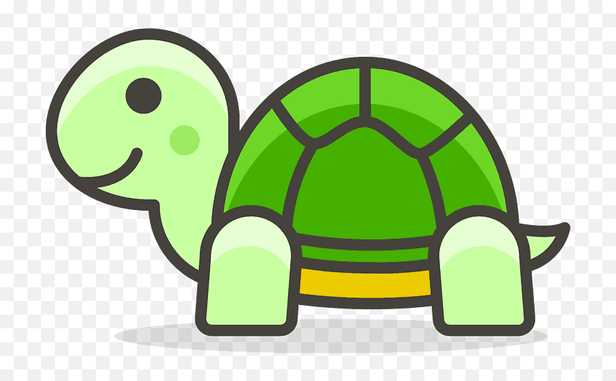 Turtle Emoji Clipart - Cute Turtle Icon Png Transparent Png Dibujo Tortuga Sin Fondo,Cute Icon