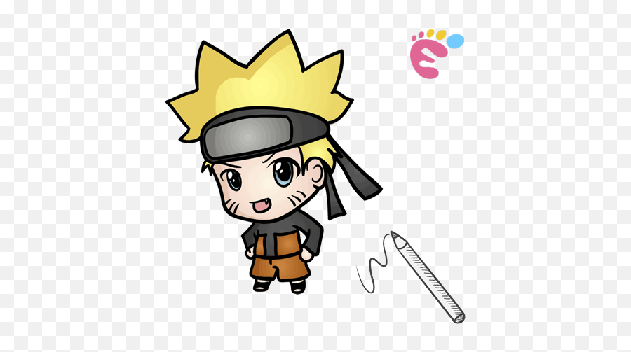 How To Draw Naruto Chibi - Easy To Do Everything Naruto Chibi Png,Naruto Icon