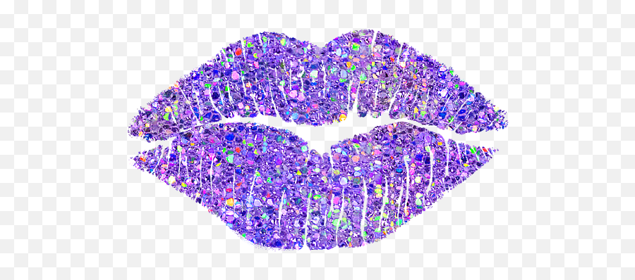 Purple Kiss Iridescent Violet Kissing Lips Womenu0027s Tank Top - Kissing Lips Transparent Purple Png,Kissing Lips Icon