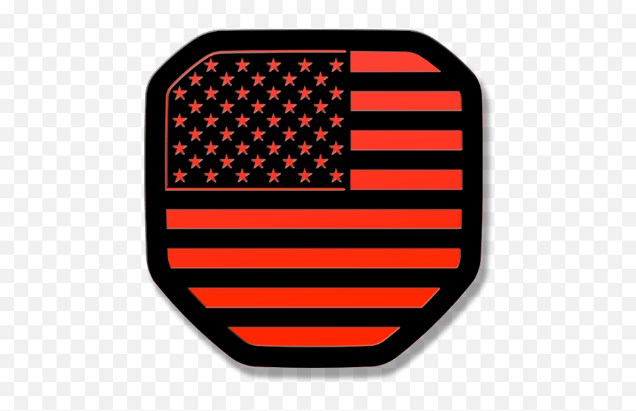 Tailgate Emblem - Black American Flag Meaning Png,American Flag Logo