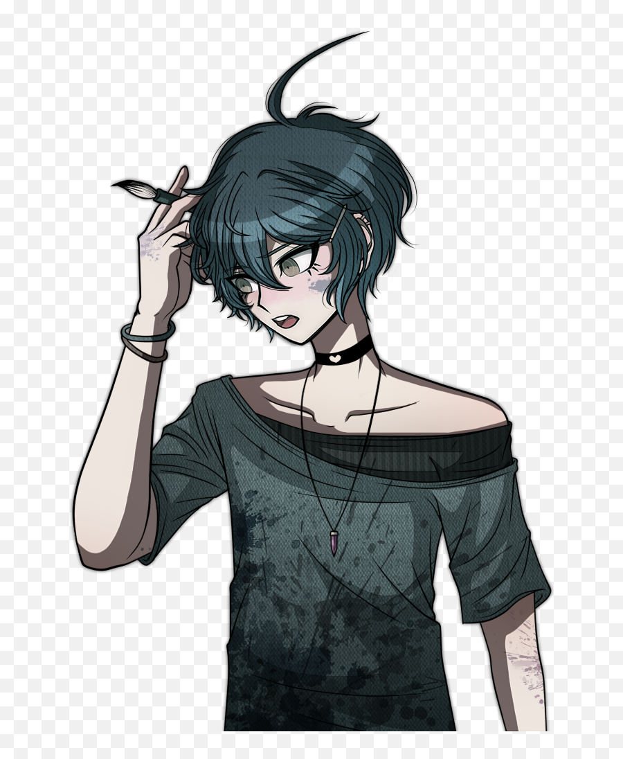 Ndrv3 Remastered - Talents Boys Wattpad Sprites Shuichi Saihara Png,Kaito Momota Icon